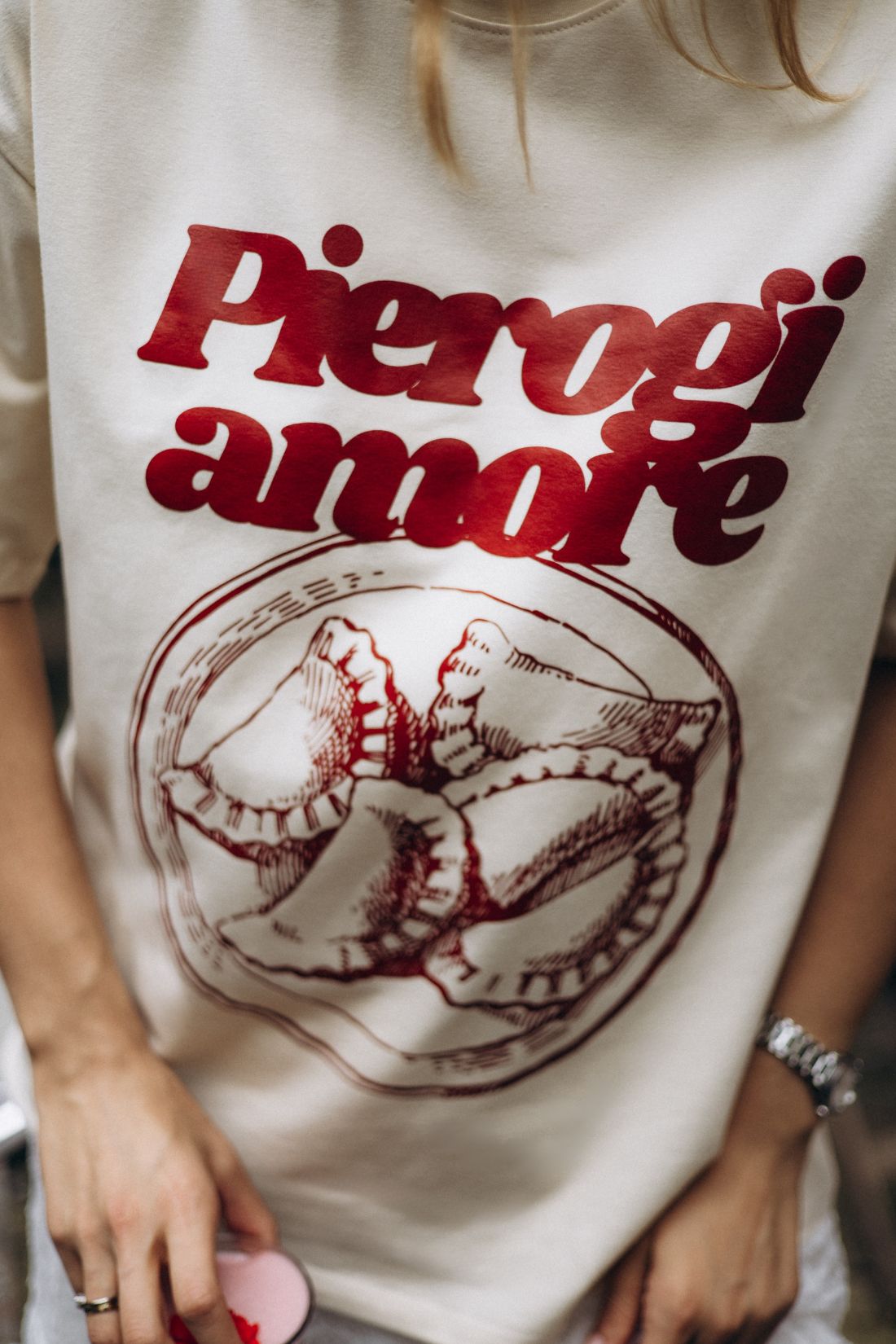 T-SHIRT PIEROGI AMORE