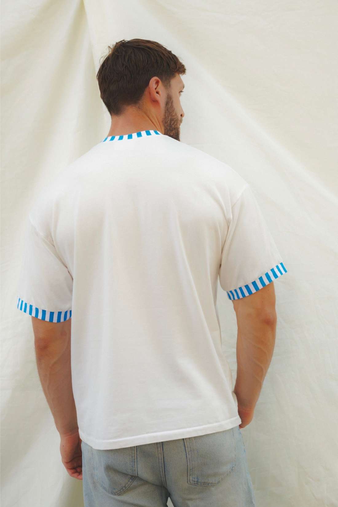 T-SHIRT CRAB BIAŁY - MEN