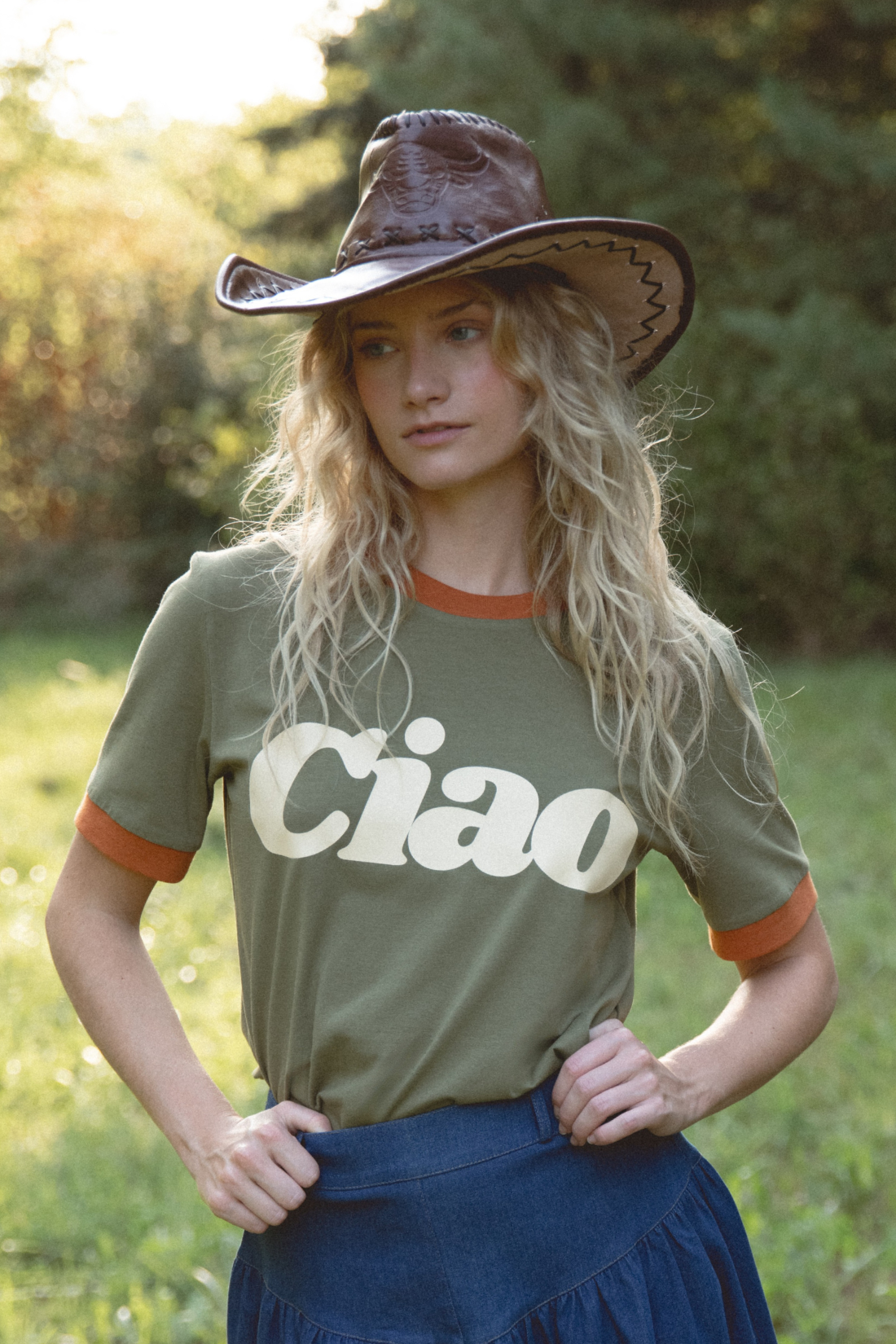 CIAO Olive T-Shirt