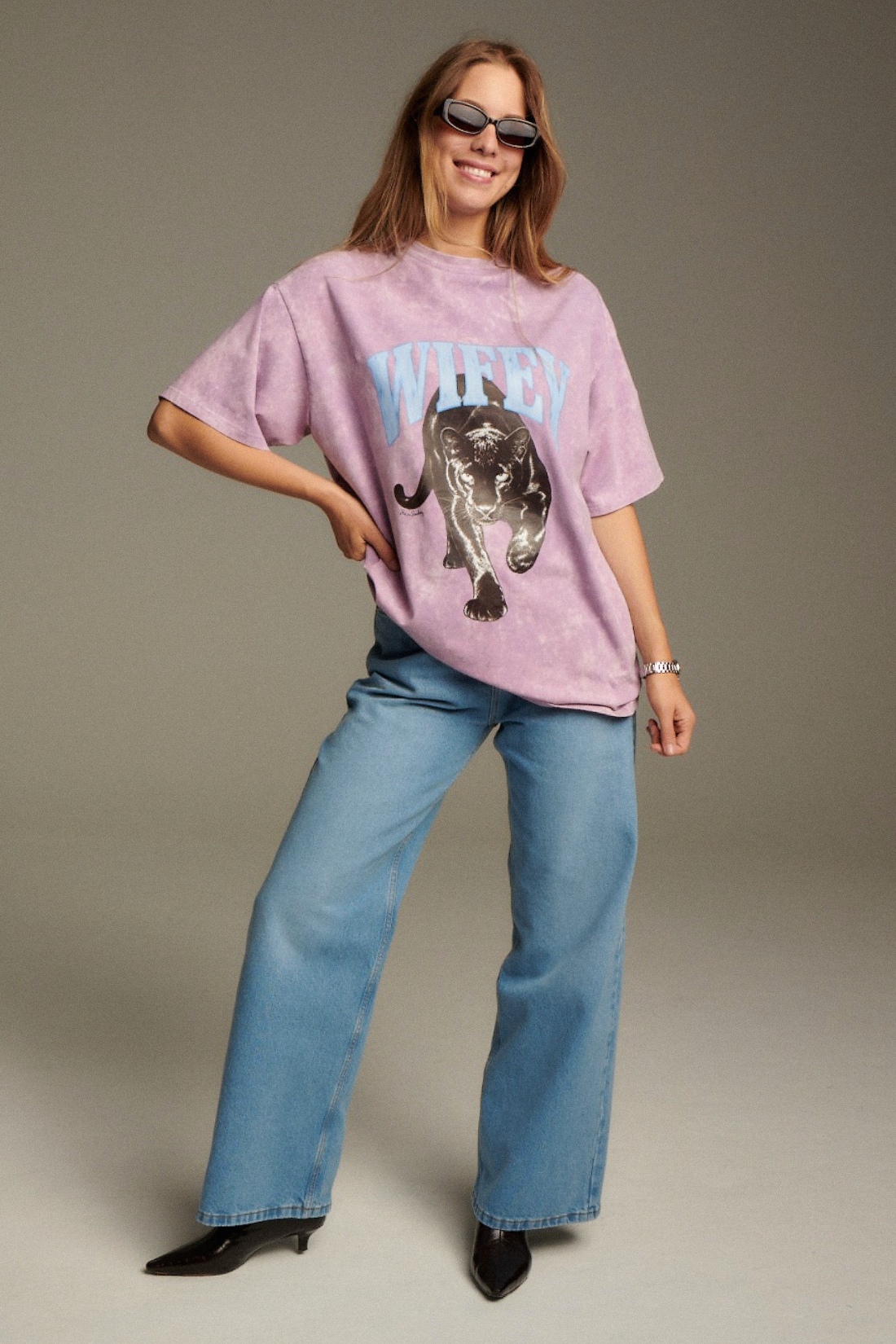 T-SHIRT PANTHER LILIOWY VINTAGE