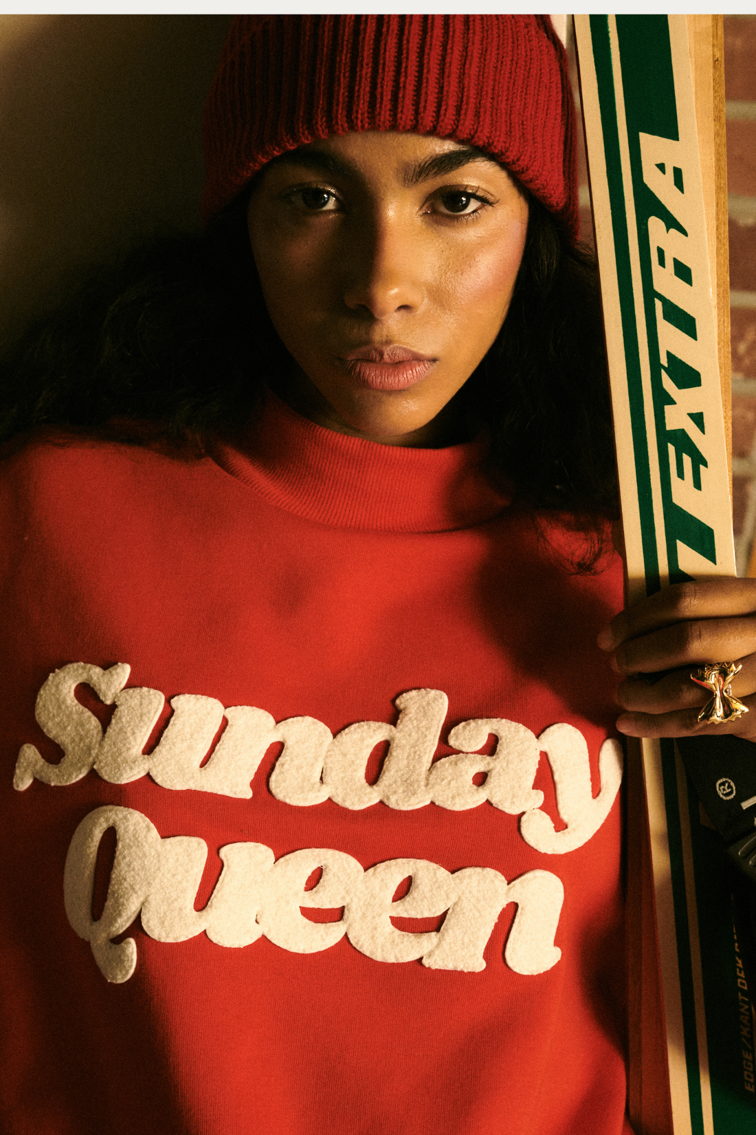 BLUZA SUNDAY QUEEN CZERWONA