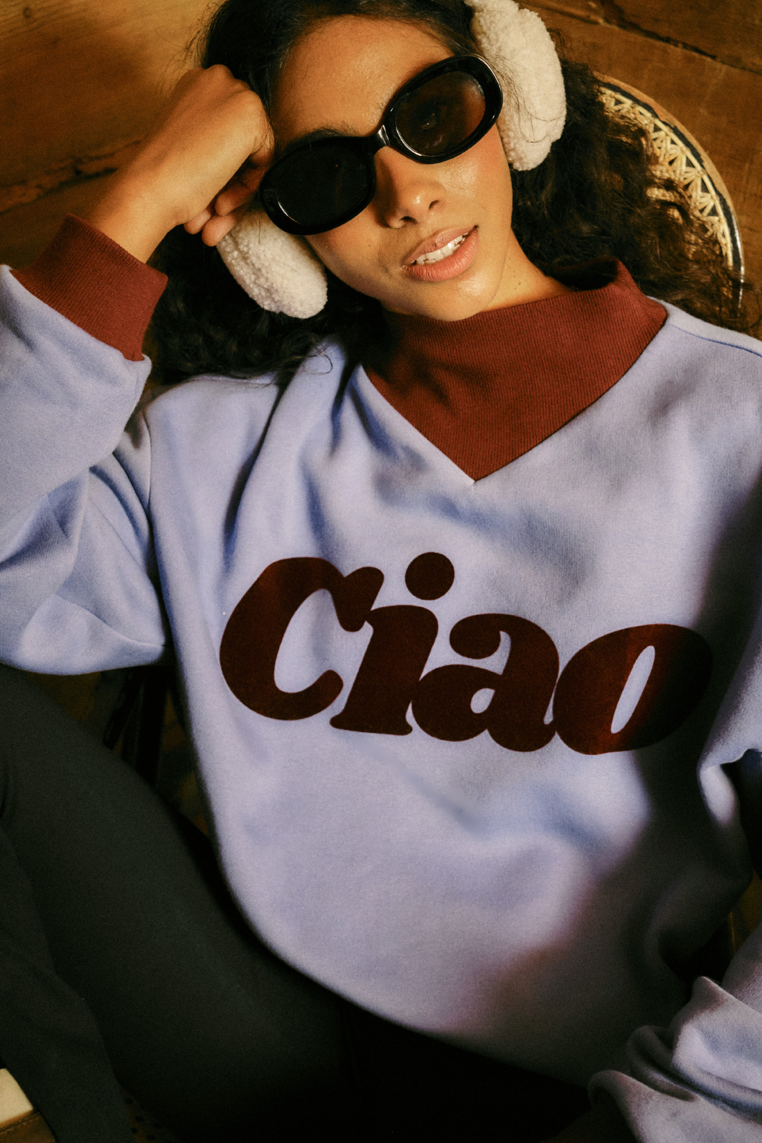 BLUZA CORTINA NIEBIESKA