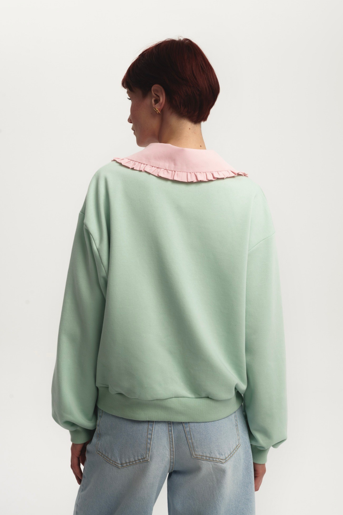 KARDIGAN GRACE V-NECK MIĘTOWY