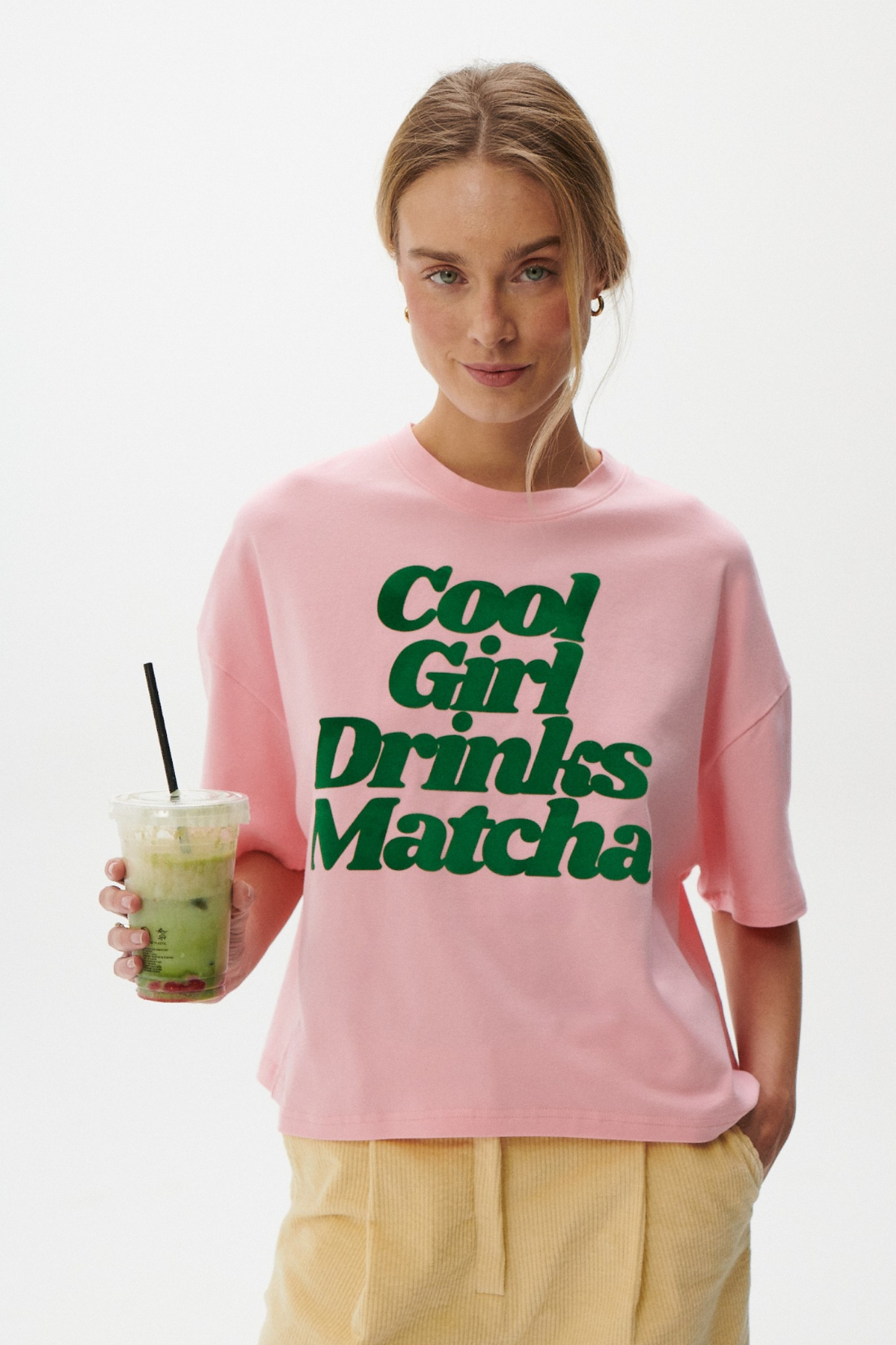 T-SHIRT COOL GIRL RÓŻOWY