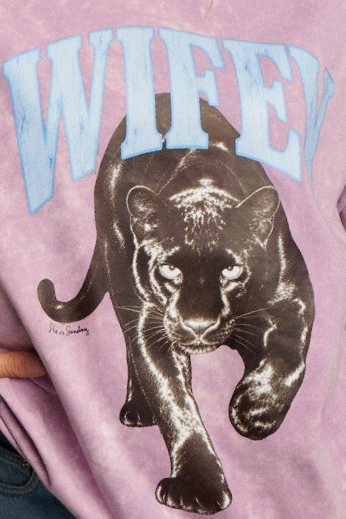 T-SHIRT PANTHER LILIOWY VINTAGE