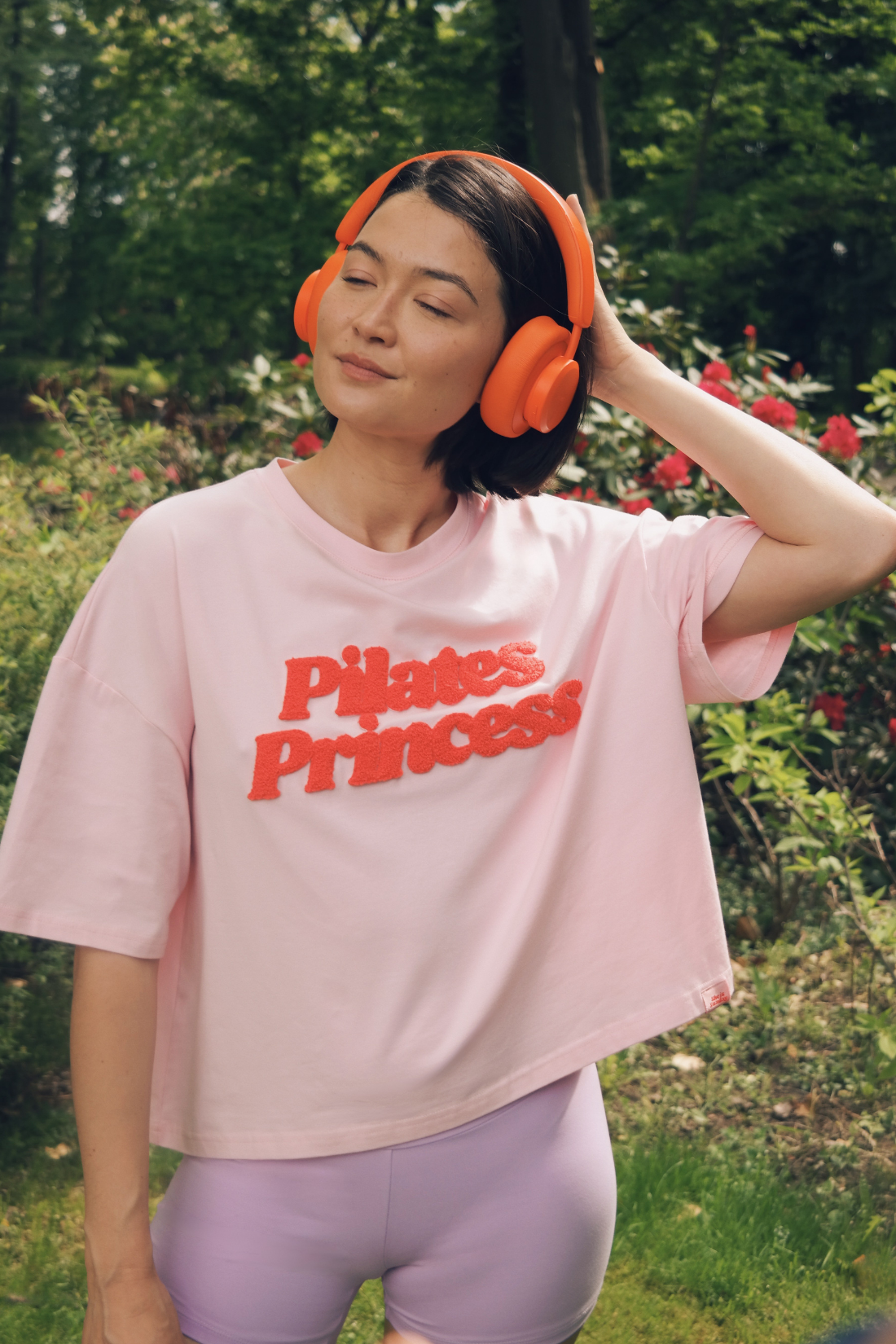 T-SHIRT PILATES PRINCESS RÓŻOWY