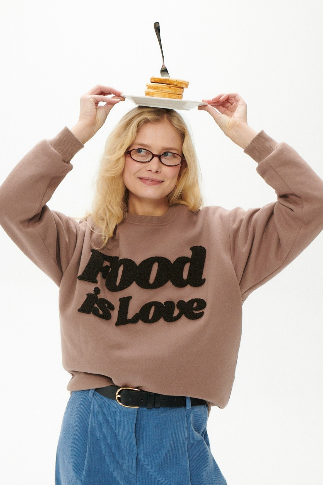 BLUZA FOOD IS LOVE KAKAOWA