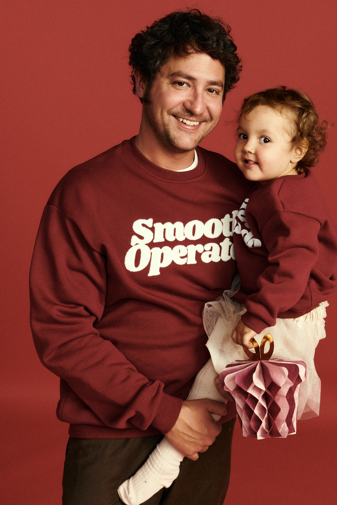 BLUZA SMOOTH BORDOWA - MEN