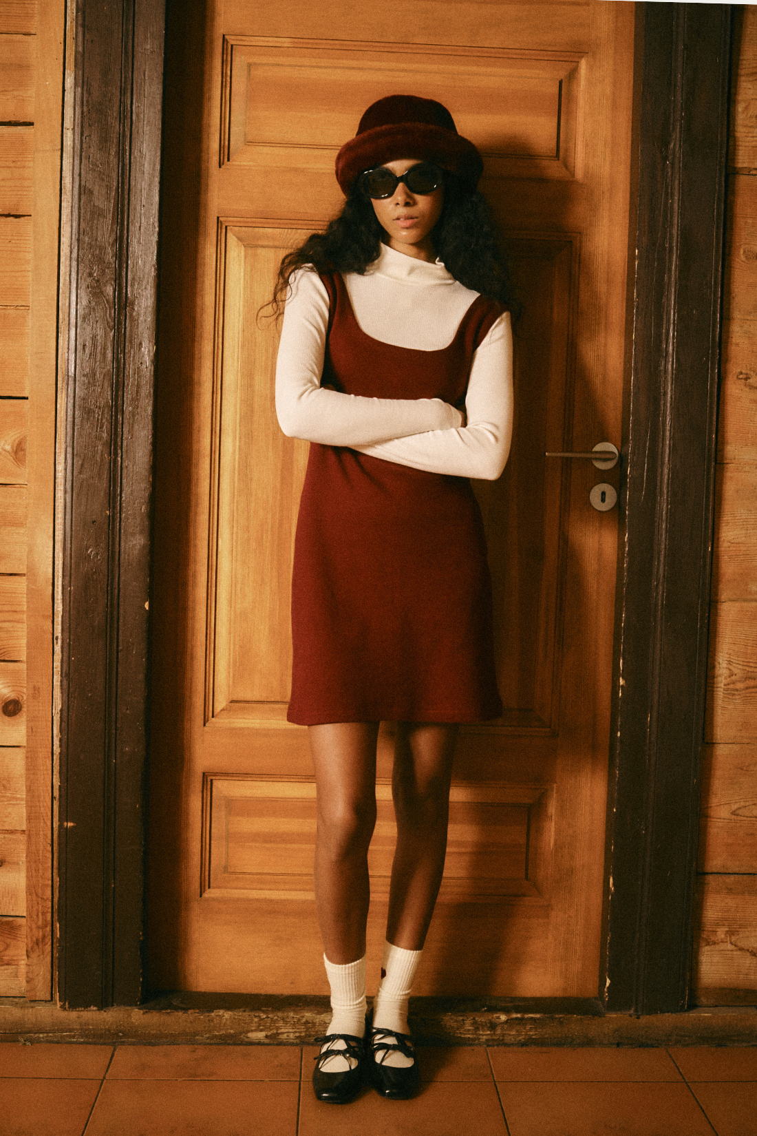 SUKIENKA ASPEN BORDOWA