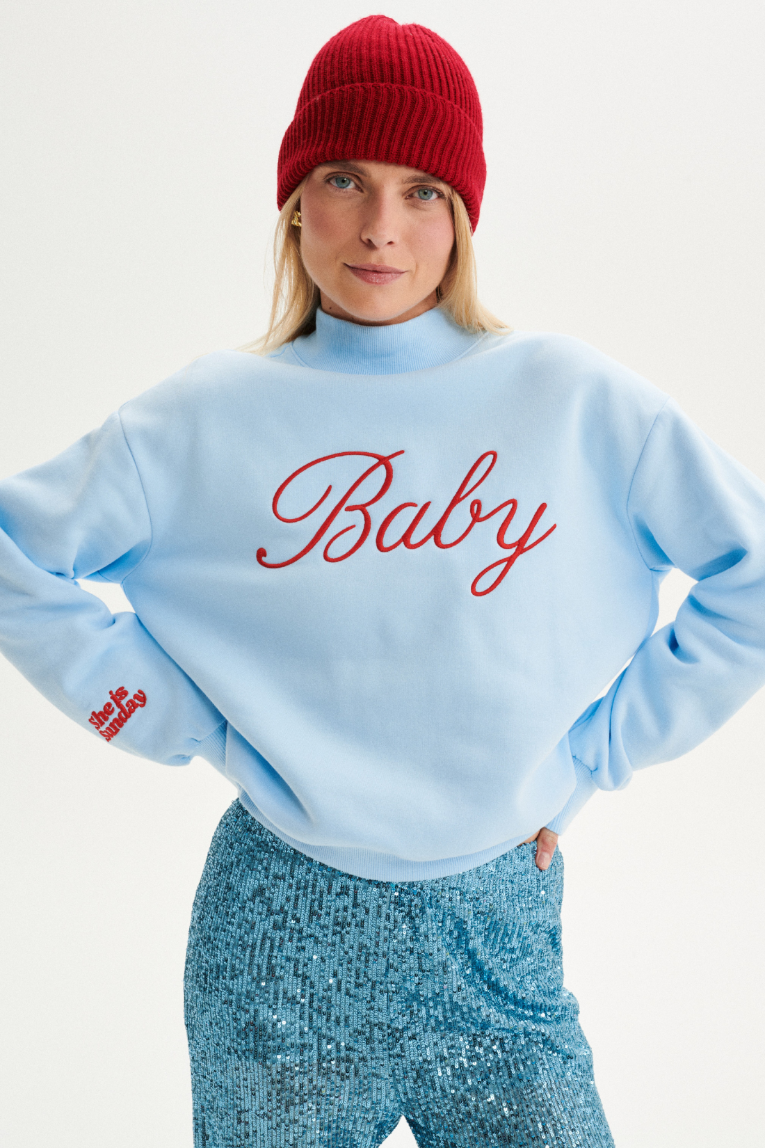 BLUZA SANTA BABY BŁĘKITNA
