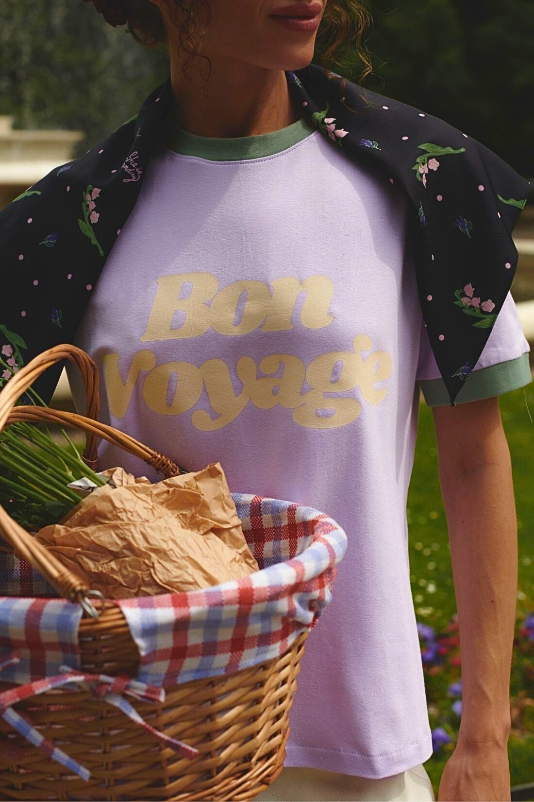 T-SHIRT BON VOYAGE LILIOWY