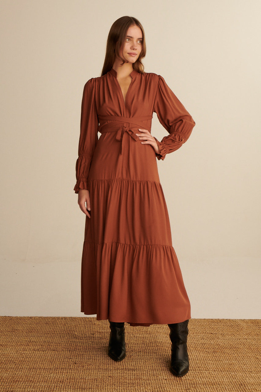 SUKIENKA SPANISH ICON BROWN
