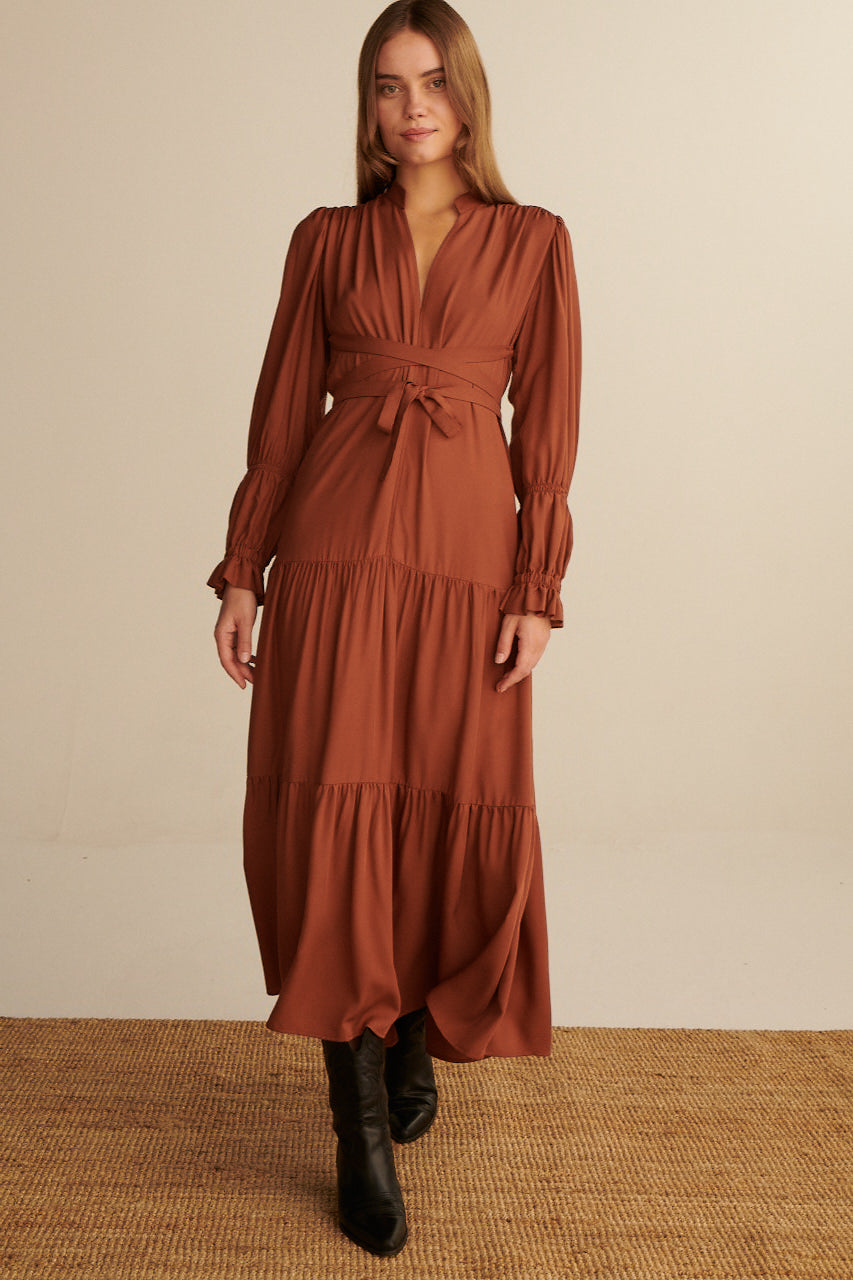 SUKIENKA SPANISH ICON BROWN