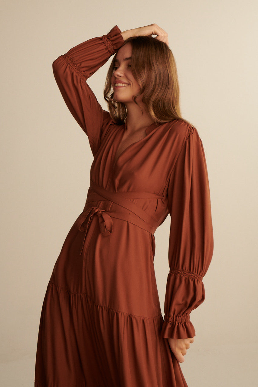 SUKIENKA SPANISH ICON BROWN