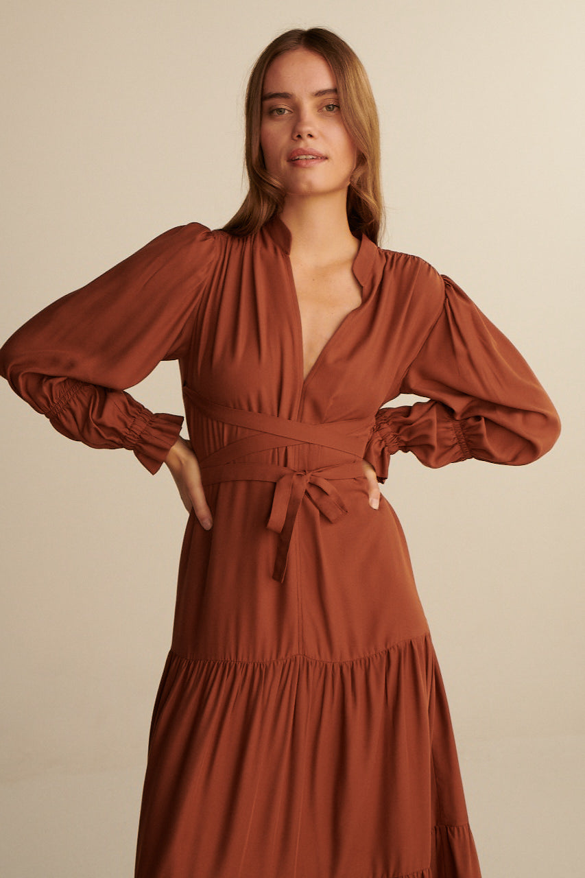 SUKIENKA SPANISH ICON BROWN