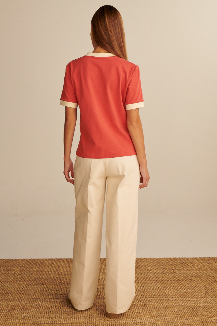 T-SHIRT TUTTO BENE RETRO RED