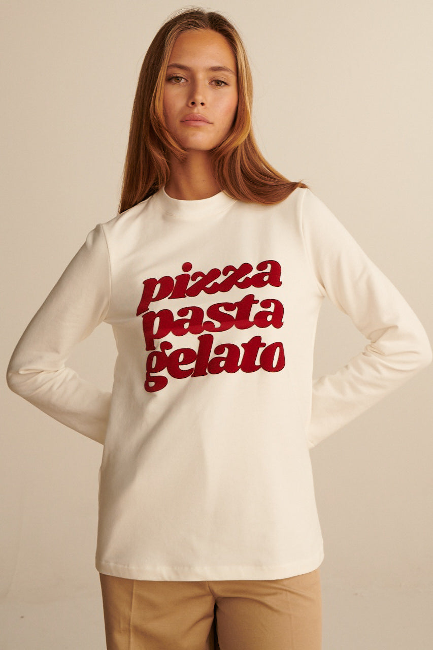 LONGSLEEVE PIZZA PASTA GELATO