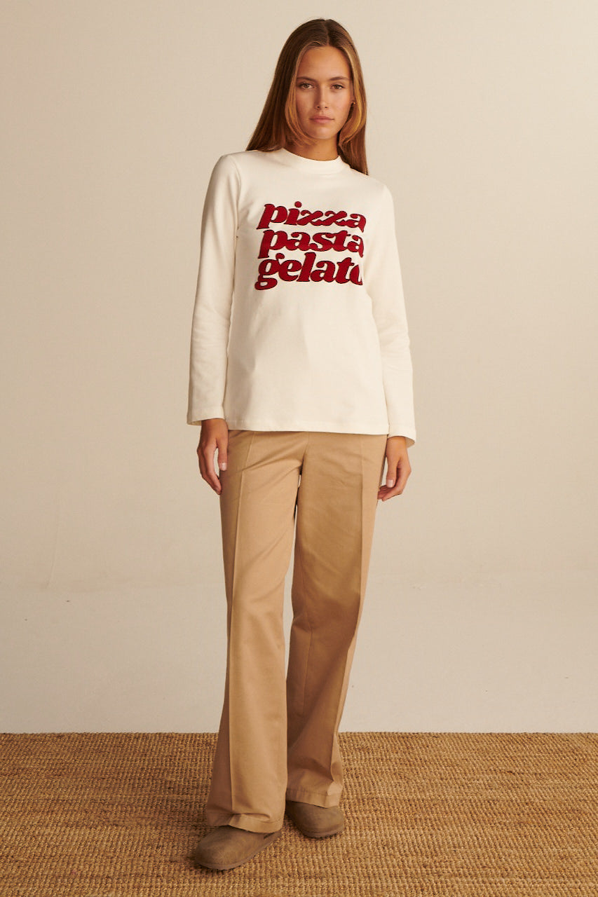 LONGSLEEVE PIZZA PASTA GELATO