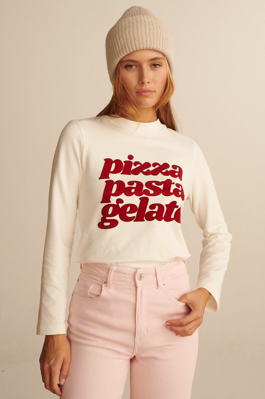 LONGSLEEVE PIZZA PASTA GELATO