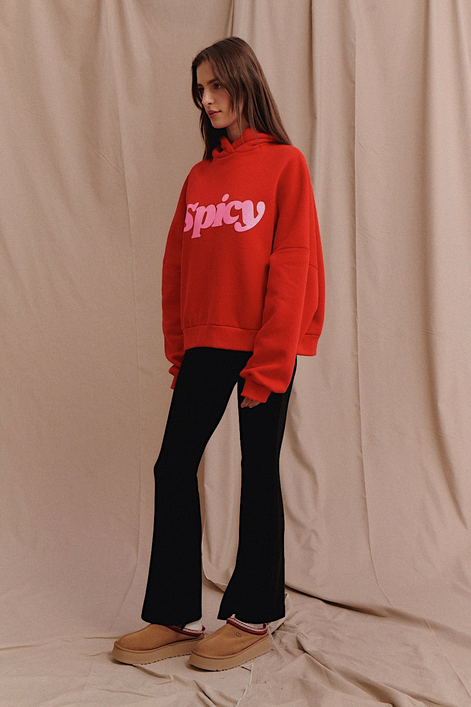 PANTS SIS SPLIT BLACK