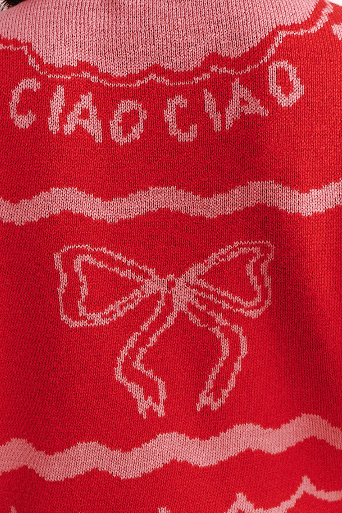 SWETER CIAO RED