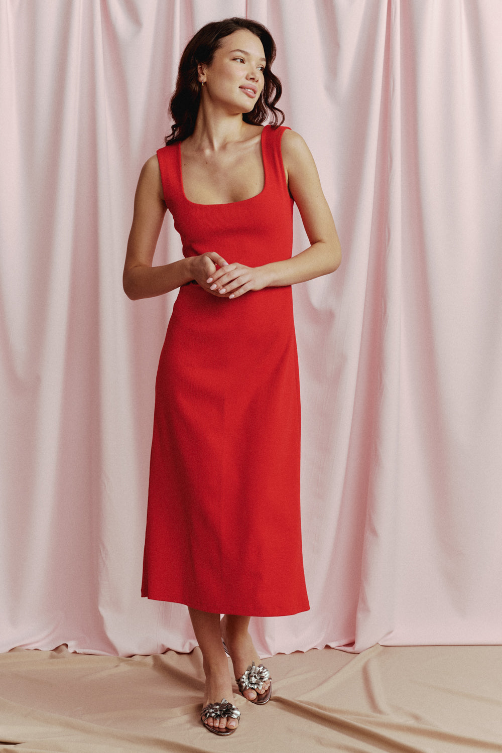 SUKIENKA TRAMONTO CZERWONA