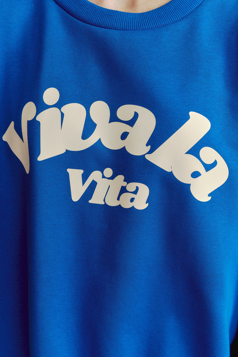 BLUZA VIVA LA VITA NIEBIESKA