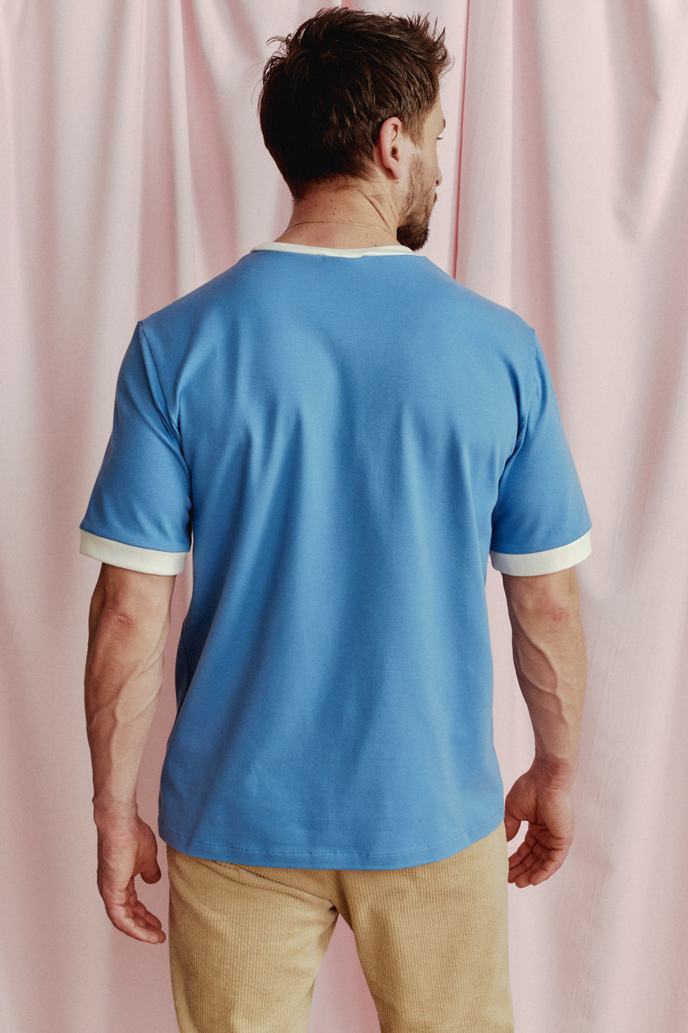 T-SHIRT PADRE NIEBIESKI - MEN