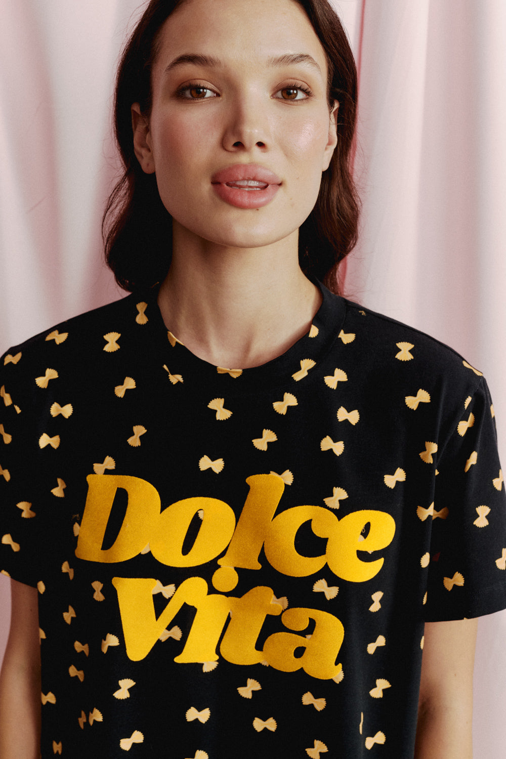 T-SHIRT FARFALLE GRANATOWY