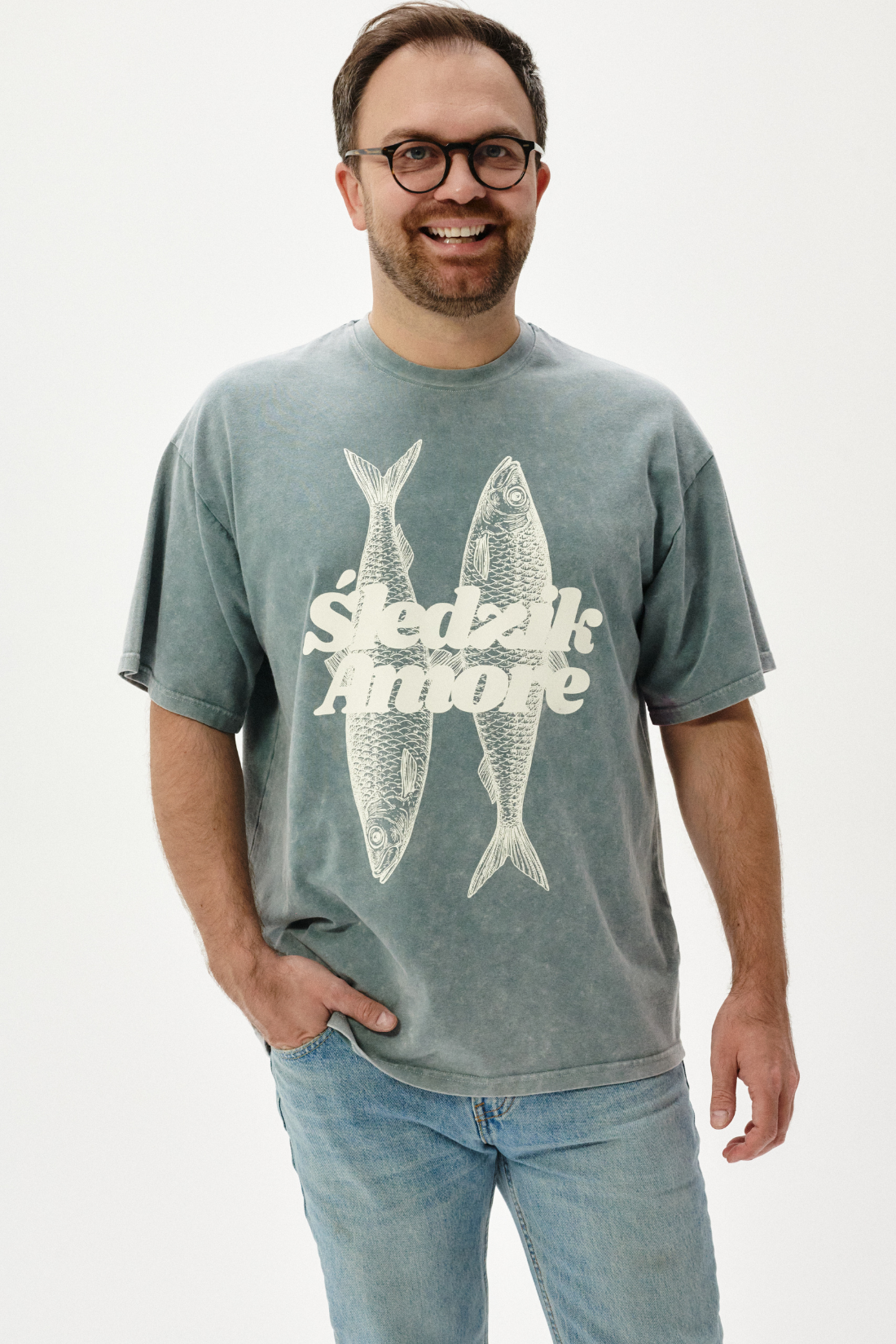 T-SHIRT ŚLEDZIK AMORE - MEN