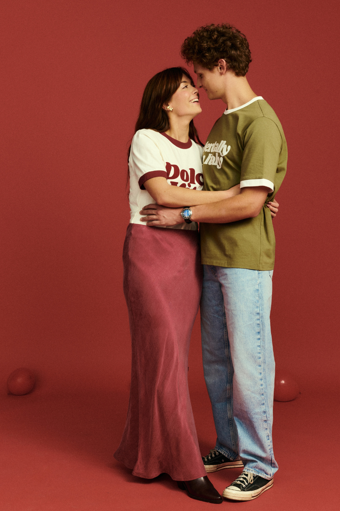 SPÓDNICA BOLONIA MALINOWA