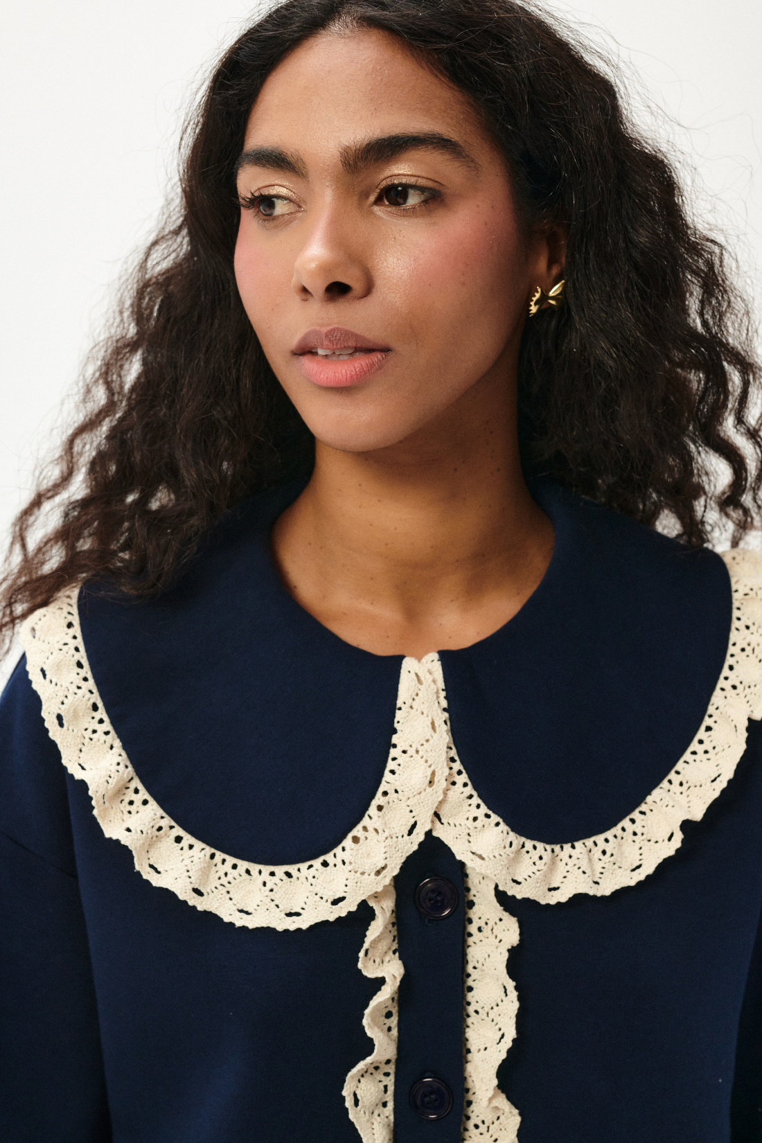 KARDIGAN NOELLE GRANATOWY