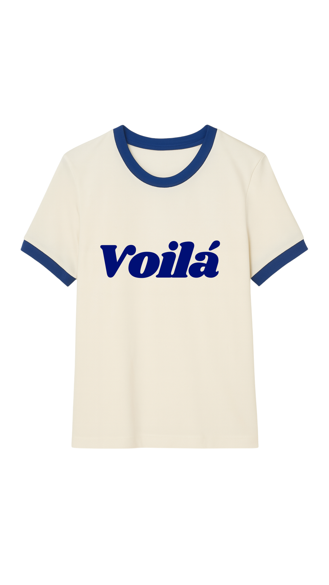 T-SHIRT VOILA BIAŁY