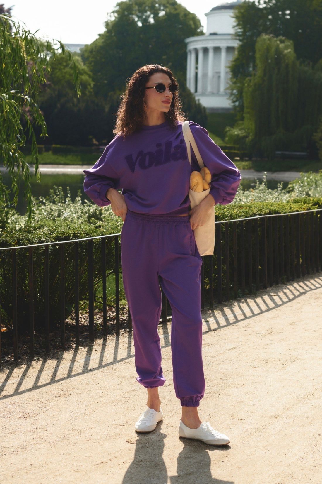 BLUZA VOILA JAGODOWA