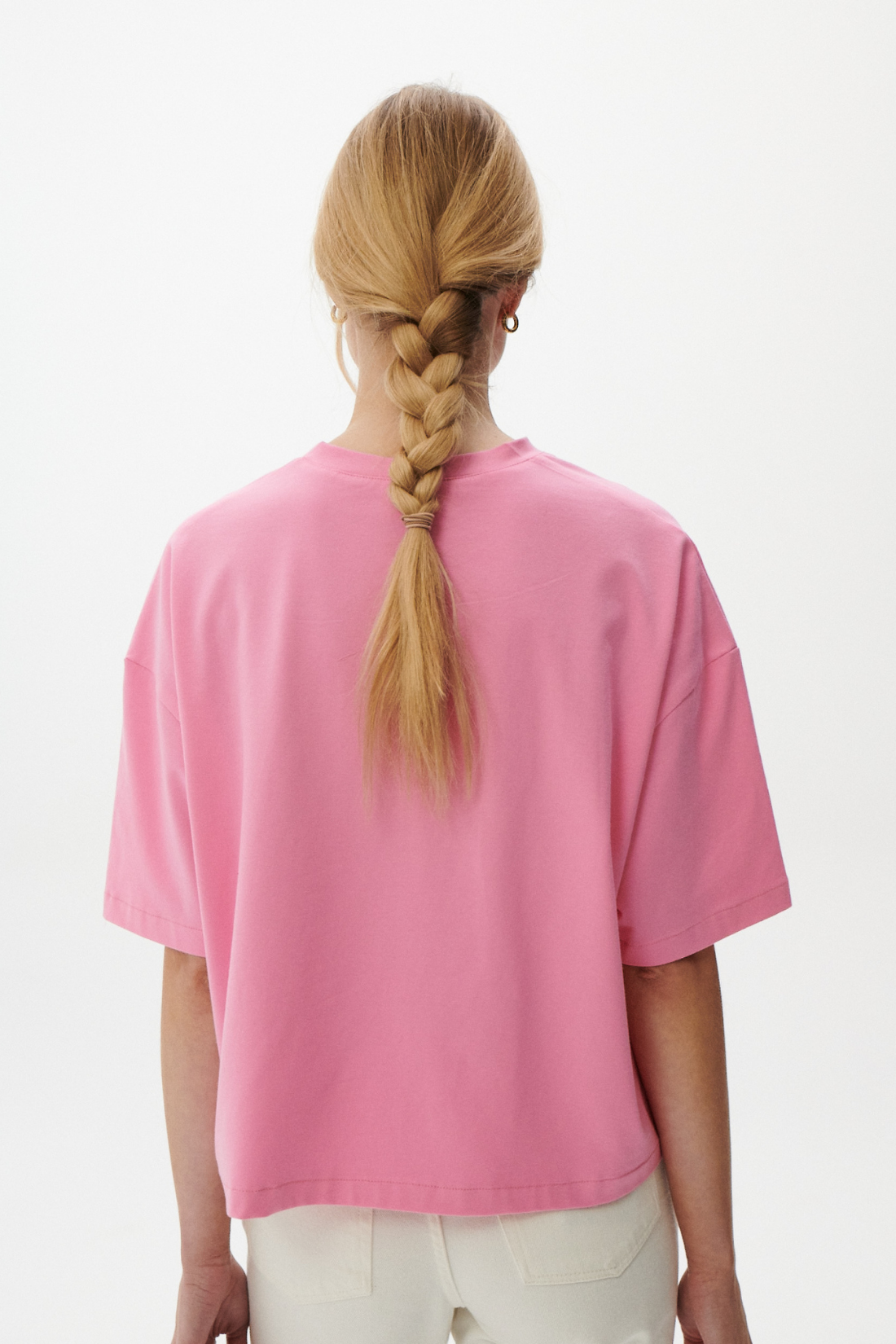 T-SHIRT CIAO SUNDAY BOXY ROŻOWY