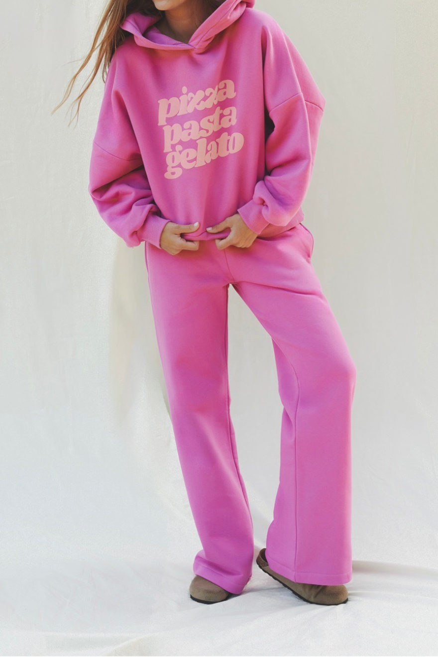 BLUZA PIZZA PASTA GELATO PINK