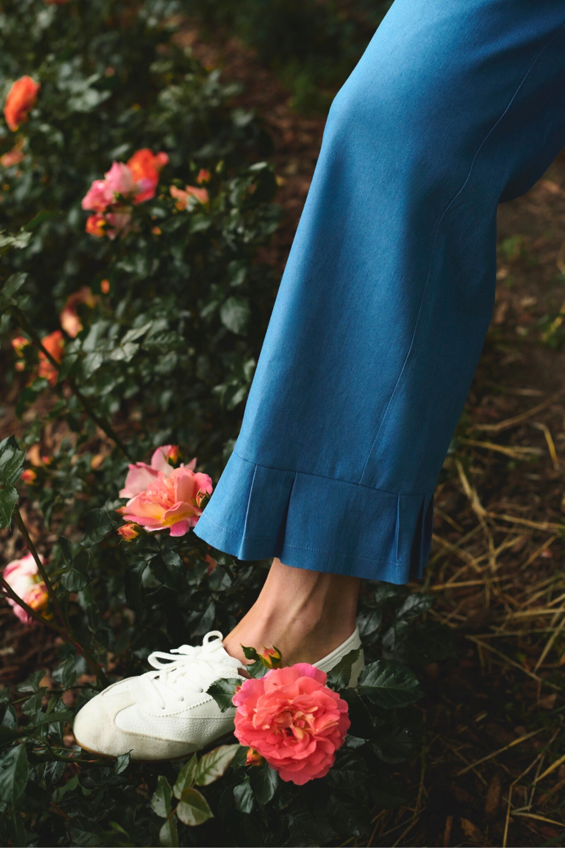 SPODNIE JEANSOWE CAMILLE JASNY NIEBIESKI