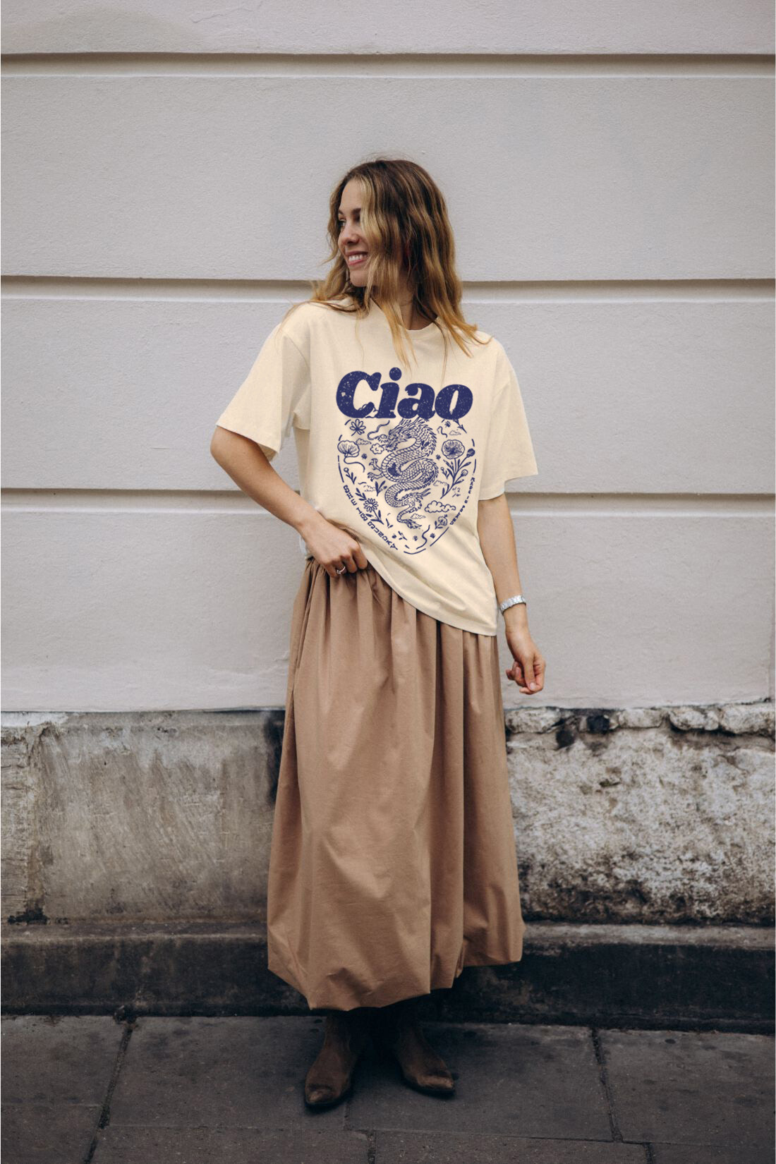 T-SHIRT DRAGON OVERSIZE