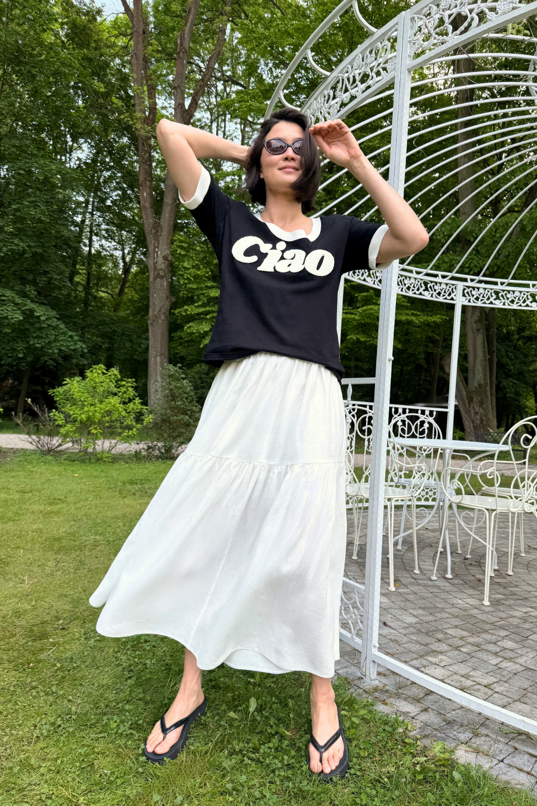 CREAM SELVA SKIRT