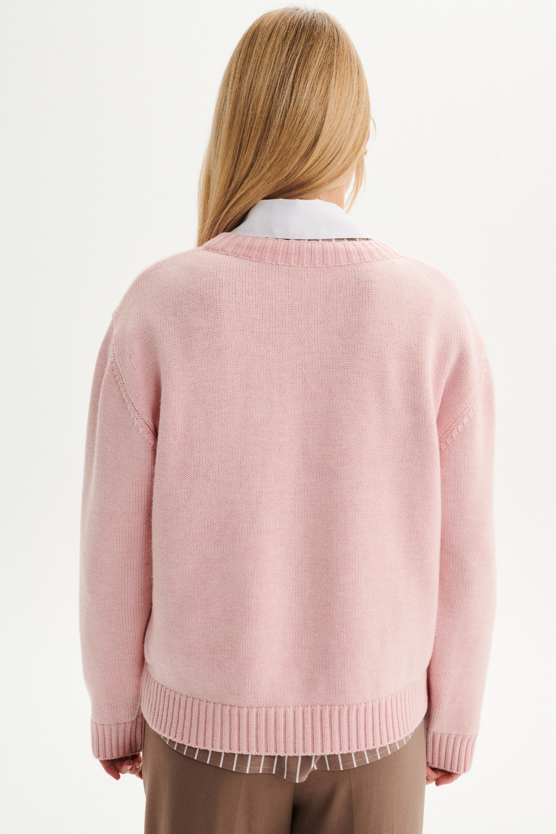 SWETER BIARRITZ RÓŻOWY