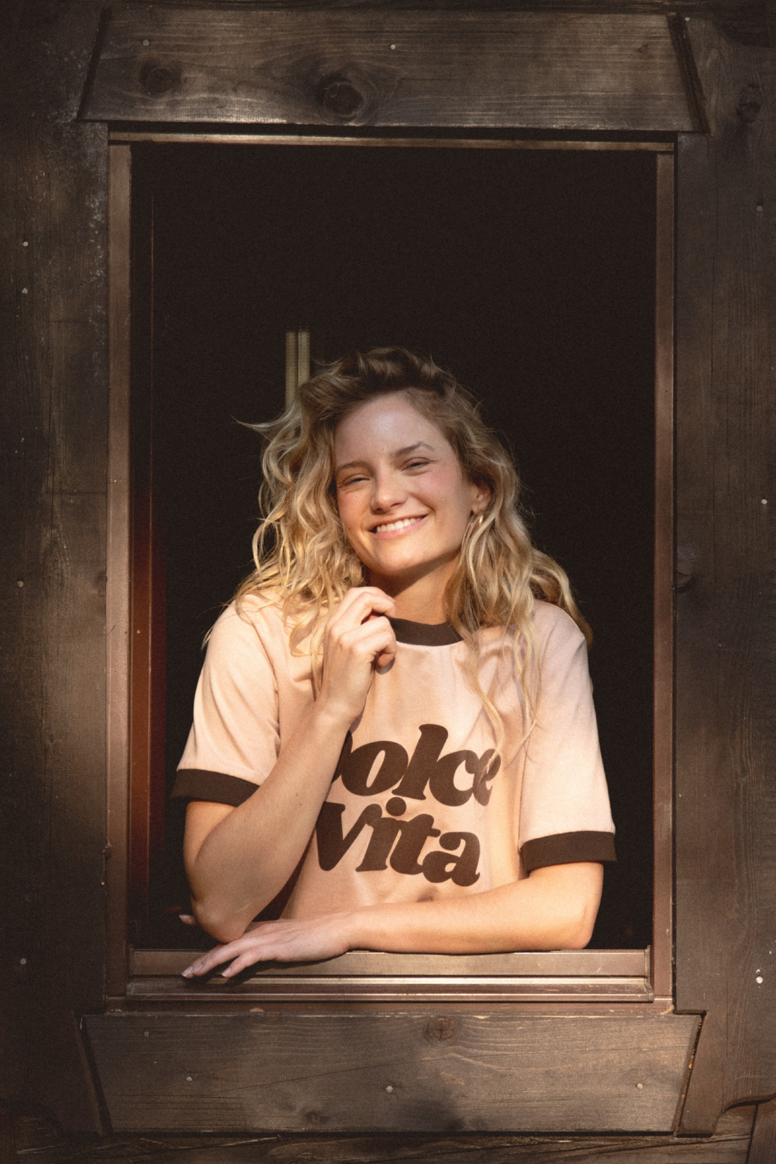 T-SHIRT DOLCE VITA MOKKA