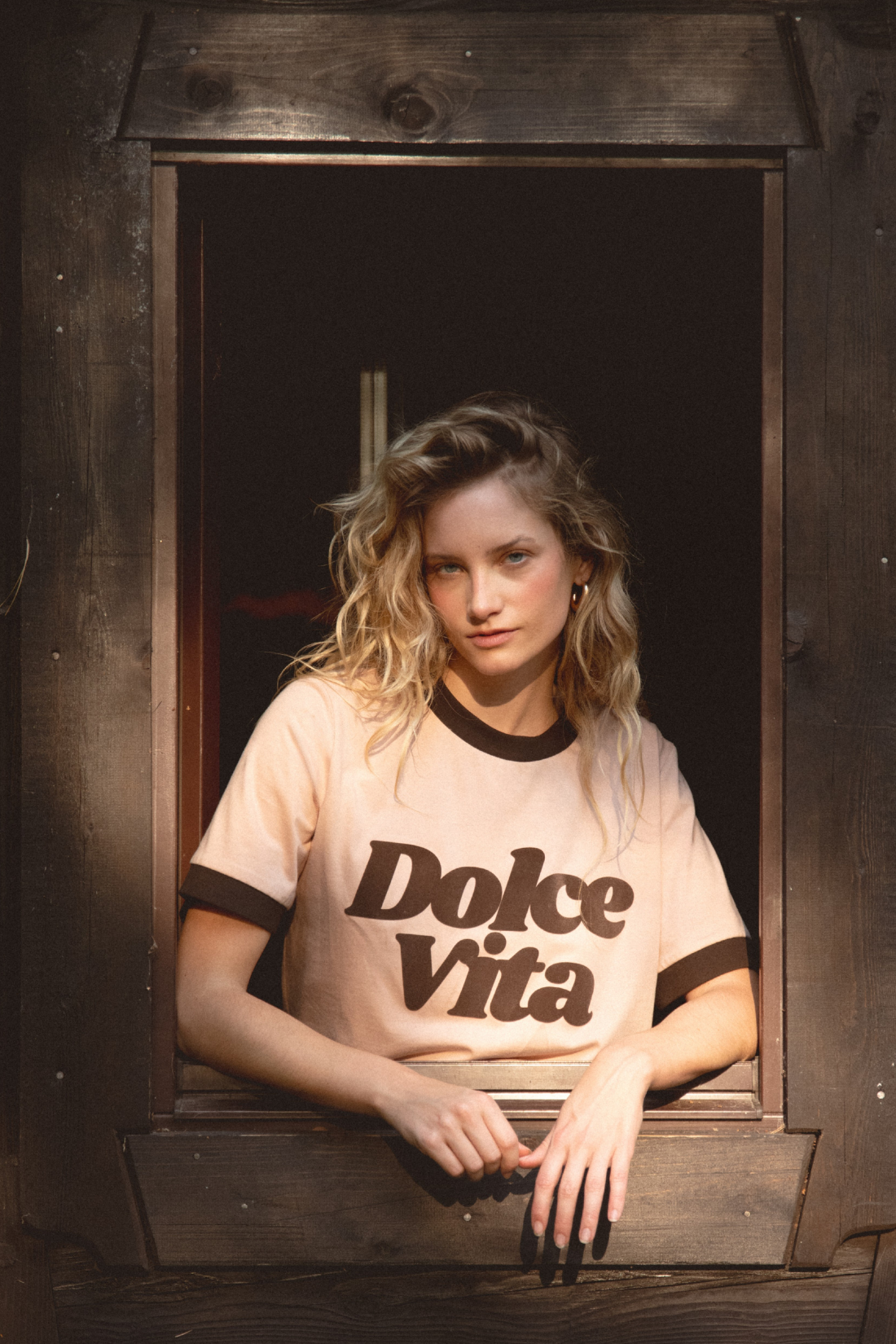 T-SHIRT DOLCE VITA MOKKA