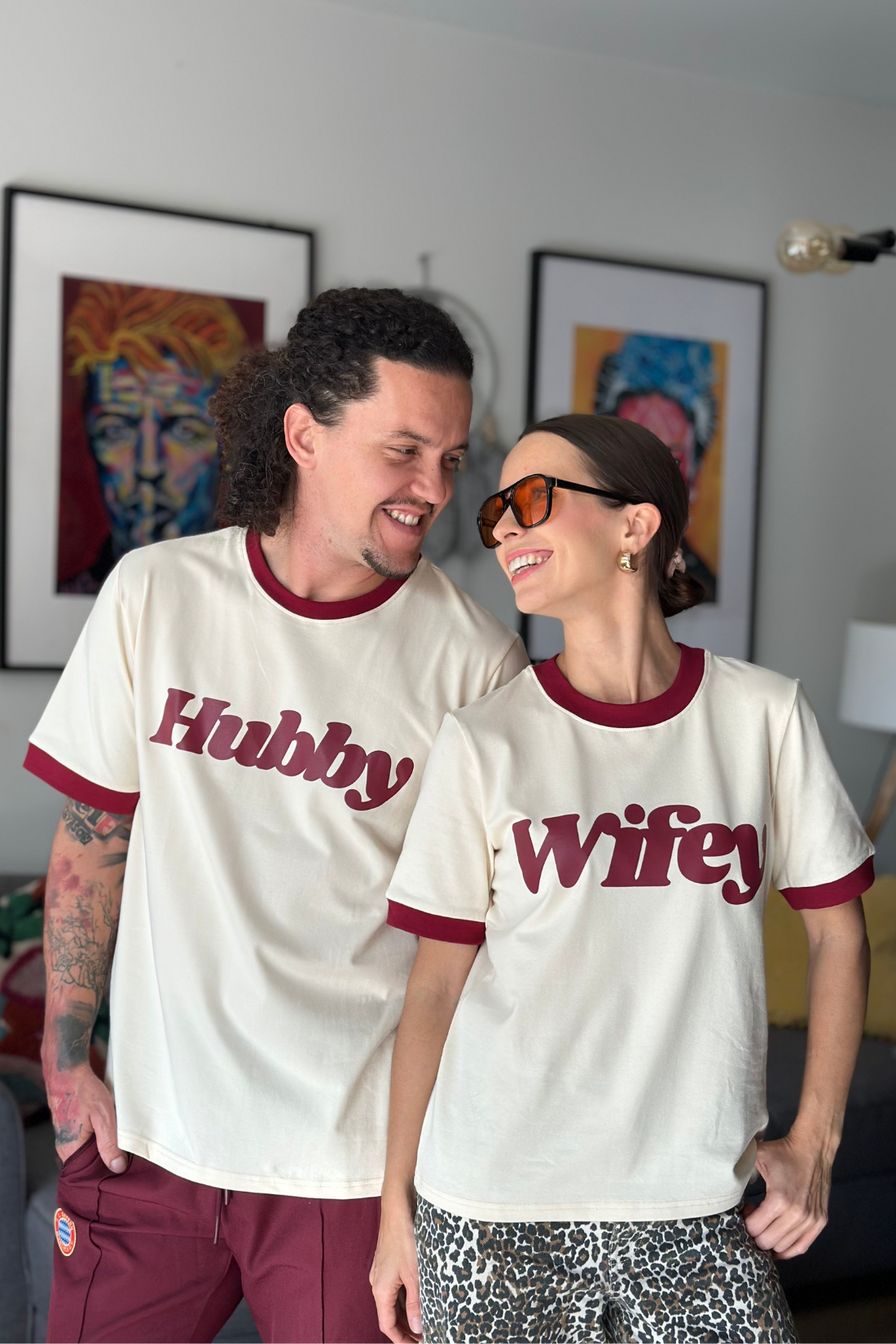 T-SHIRT HUBBY BORDOWY - MEN