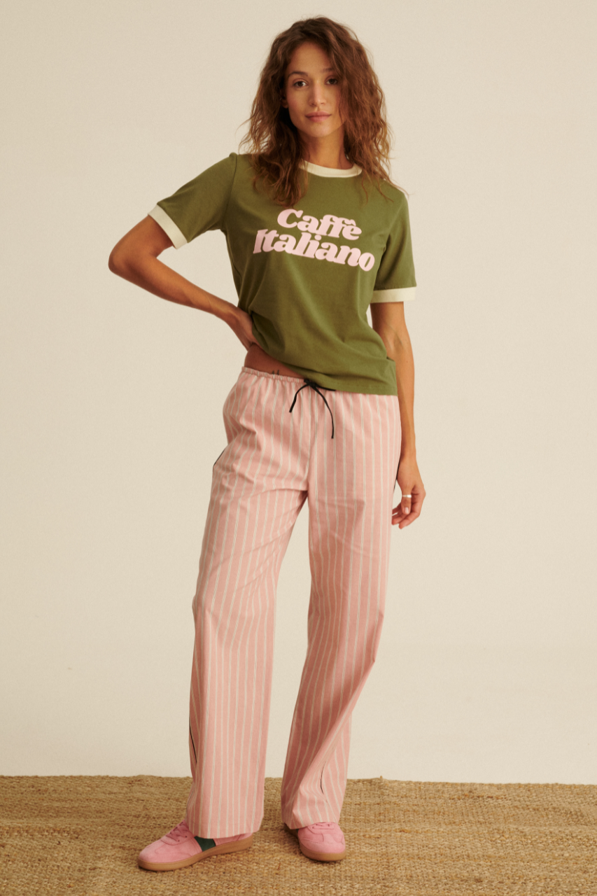 T-SHIRT CAFFE ITALIANO KHAKI