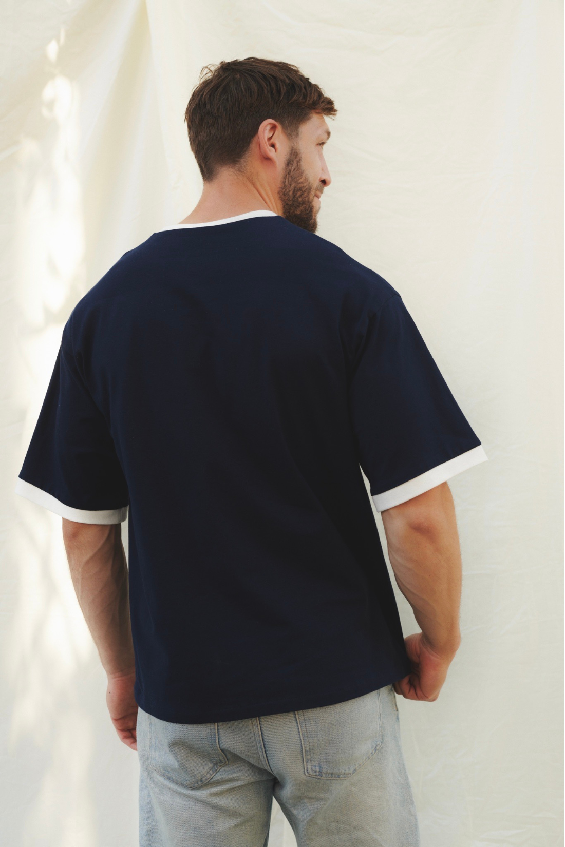 T-SHIRT CIAO GRANATOWY - MEN