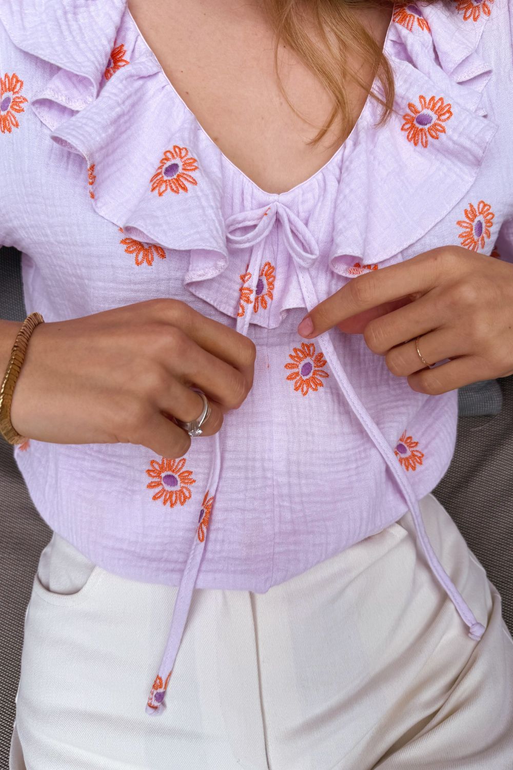 KOSZULA BLOOM LILIOWA