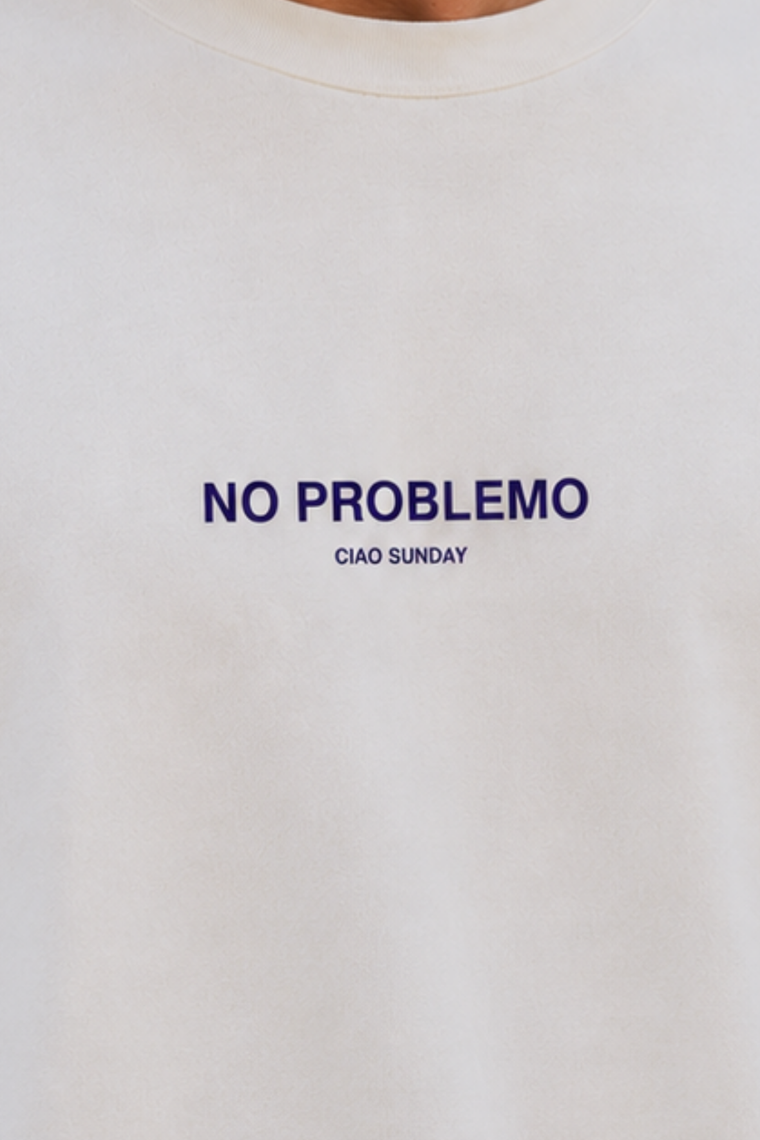 T-SHIRT NO PROBLEMO ŚMIETANKOWY