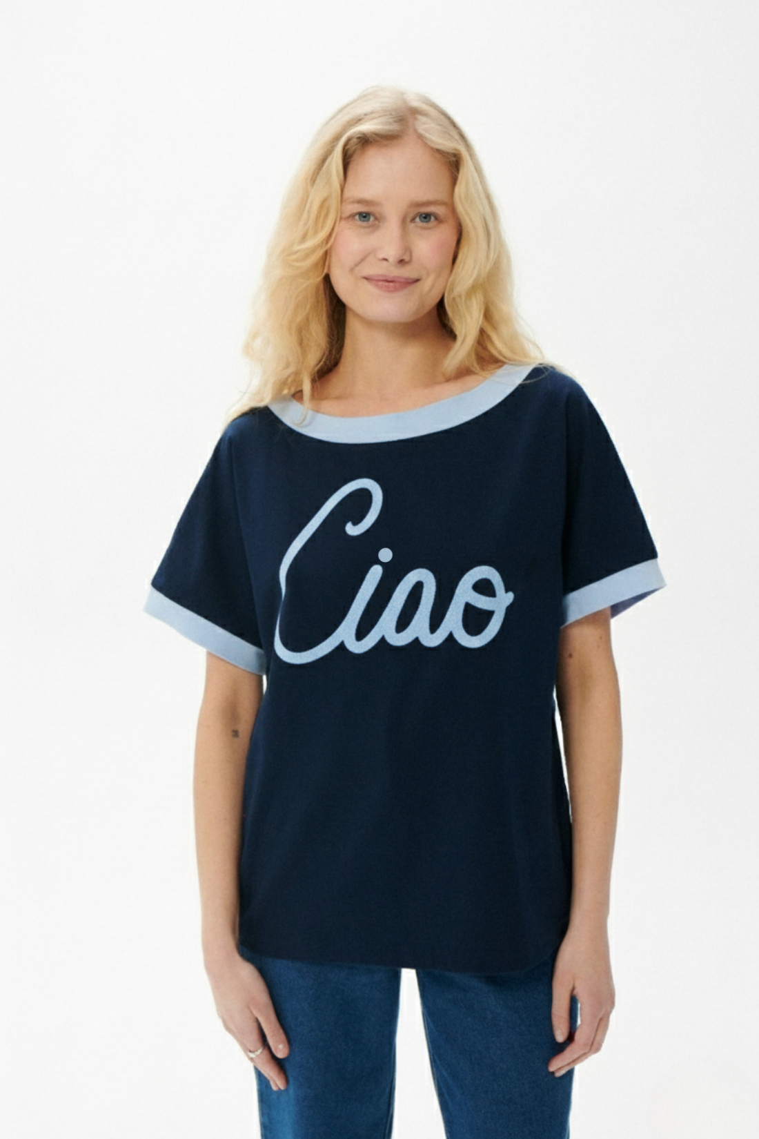 T-SHIRT NOLA GRANATOWY