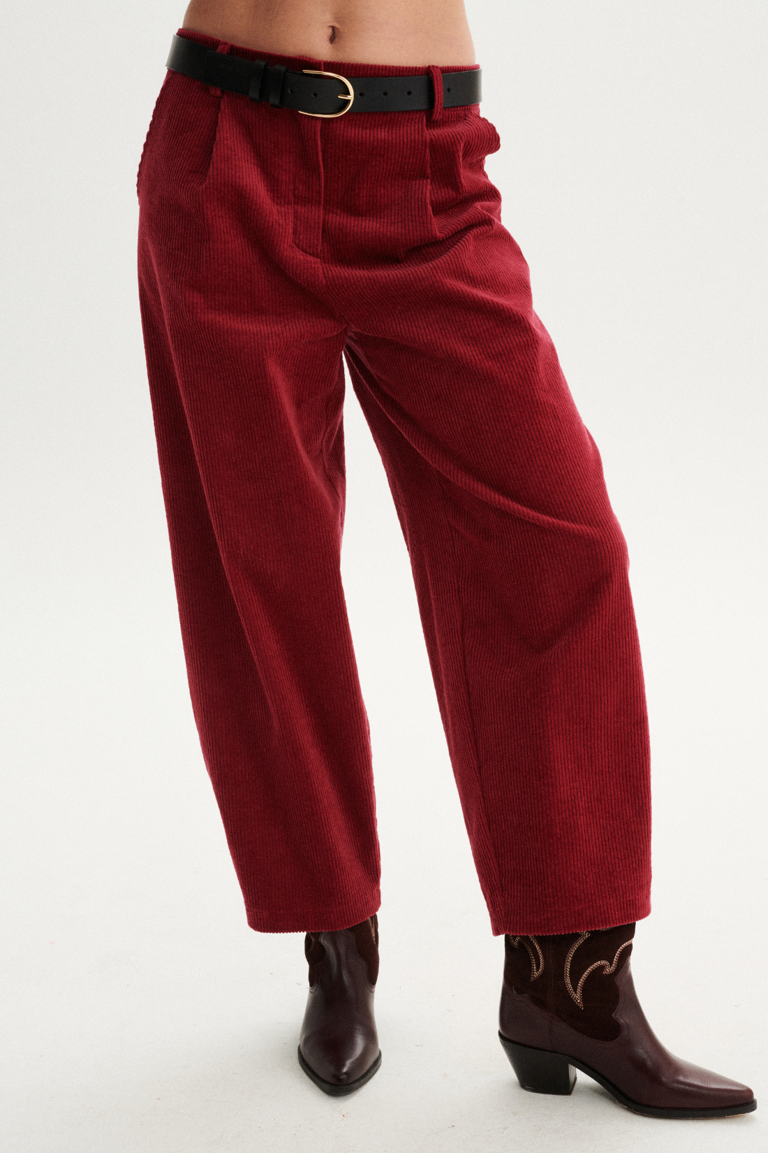 SPODNIE SELVAGGIA MALINOWE