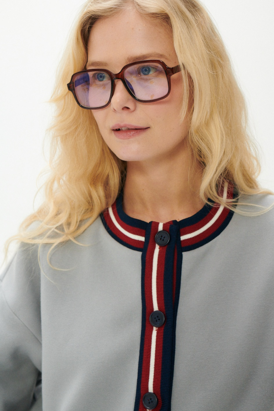 KARDIGAN MOONLIGHT SZARY